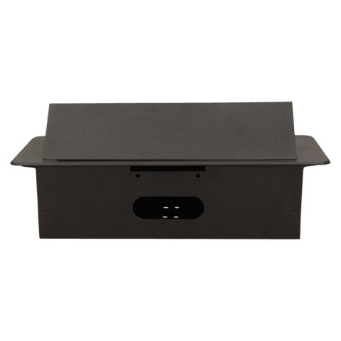 ORNO GNIAZDA WPUSZCZANE W BLAT 2X2P+Z, 2XUSB PŁASKI RANT CZARNY ORNO GNIAZDA WPUSZCZANE W BLAT 2X2P+Z, 2XUSB PŁASKI RANT CZARNY