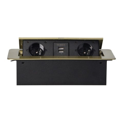 ORNO GNIAZDO WPUSZCZANE W BLAT 2X2P+Z, 2XUSB PŁASKI RANT MOSIĄDZ ORNO GNIAZDO WPUSZCZANE W BLAT 2X2P+Z, 2XUSB PŁASKI RANT MOSIĄDZ