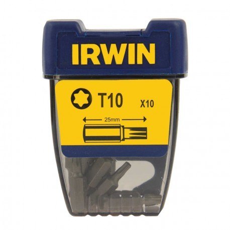IRWIN GROT, BIT, KOŃCÓWKA TYPU TORX 1/4' 25MM 10 SZT. T10 IRWIN GROT, BIT, KOŃCÓWKA TYPU TORX 1/4' 25MM 10 SZT. T10