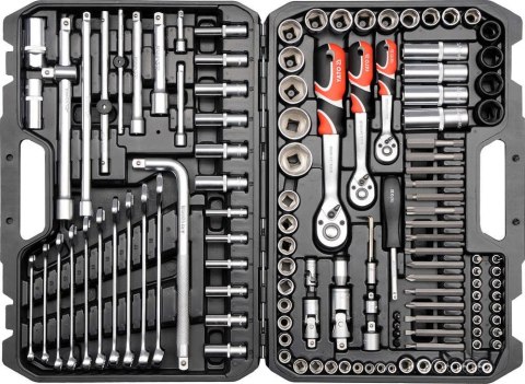 YATO ZESTAW NARZĘDZIOWY XL 1/2''128 SZTUK YATO ZESTAW NARZĘDZIOWY XL 1/2''128 SZTUK