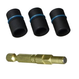 MAKITA KOŃCÓWKA MAGNETYCZNA 10MM 3 SZT. Z WYMIENNYM UCHWYTEM