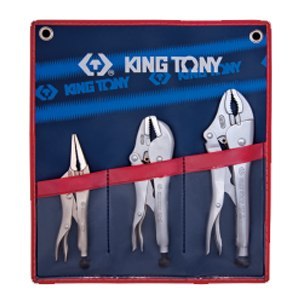 KING TONY ZESTAW SZCZYPIEC ZACISKOWYCH MORSEA 3SZT. ETUI KING TONY ZESTAW SZCZYPIEC ZACISKOWYCH MORSEA 3SZT. ETUI