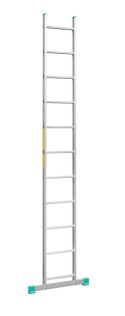 DRABEX DRABINA ALUMINIOWA OPIERALNA+STABILIZATOR 308CM 11 SZCZEBLI