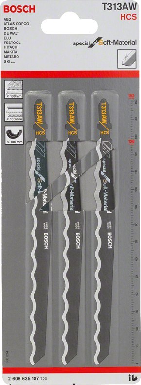 BOSCH BRZESZCZOT DO WYRZYNARKI T313AW 3SZT. BOSCH BRZESZCZOT DO WYRZYNARKI T313AW 3SZT.