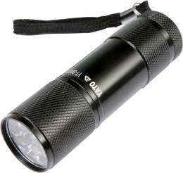 YATO LATARKA ALUMINIOWA, 9LED, CZARNA