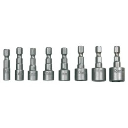 TOPEX NASADKI WKRĘTAKÓW 1/4 5-13MM KOMPLET
