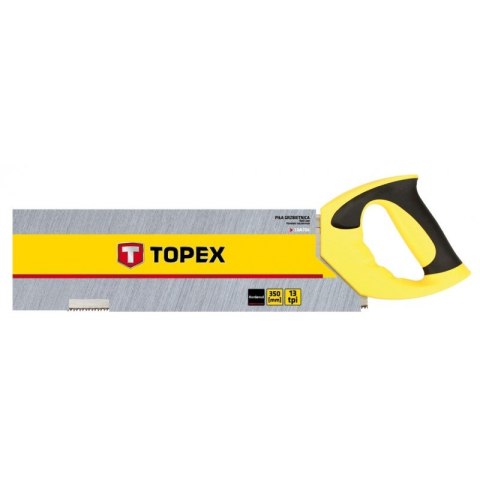 TOPEX PIŁA DO DREWNA GRZBIETNICA HARTOWANA 350MM TOPEX PIŁA DO DREWNA GRZBIETNICA HARTOWANA 350MM