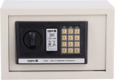 VOREL SEJF Z ZAMKIEM CYFROWYM 31*20*20CM VOREL SEJF Z ZAMKIEM CYFROWYM 31*20*20CM