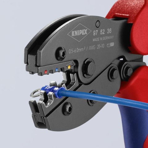 KNIPEX SZCZYPCE PRECIFORCE DO ZGNIATANIA 0,5 - 6,0 MM2 KNIPEX SZCZYPCE PRECIFORCE DO ZGNIATANIA 0,5 - 6,0 MM2