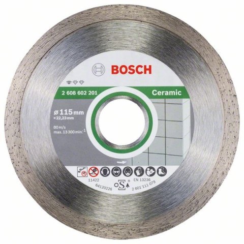 BOSCH TARCZA DIAMENTOWA GŁADKA PRO-ECO 115MM BOSCH TARCZA DIAMENTOWA GŁADKA PRO-ECO 115MM