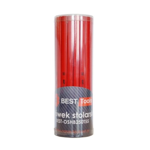 OŁÓWEK STOLARSKI HB 250mm BEST TOOLS 55 szt. OŁÓWEK STOLARSKI HB 250mm BEST TOOLS 55 szt.