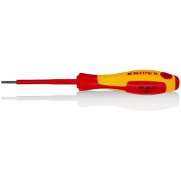 KNIPEX WKRĘTAK PŁASKI Z IZOLACJĄ 1000V 75MM 2.5 MM