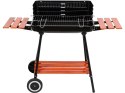 LUND GRILL WĘGLOWY Z PÓŁKAMI, RUSZT 53X33CM