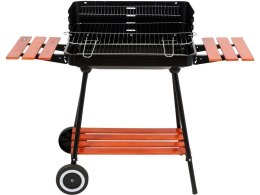 LUND GRILL WĘGLOWY Z PÓŁKAMI, RUSZT 53X33CM