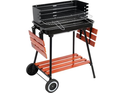 LUND GRILL WĘGLOWY Z PÓŁKAMI, RUSZT 53X33CM LUND GRILL WĘGLOWY Z PÓŁKAMI, RUSZT 53X33CM