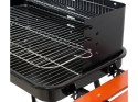 LUND GRILL WĘGLOWY Z PÓŁKAMI, RUSZT 53X33CM