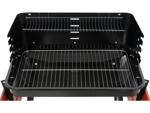 LUND GRILL WĘGLOWY Z PÓŁKAMI, RUSZT 53X33CM LUND GRILL WĘGLOWY Z PÓŁKAMI, RUSZT 53X33CM