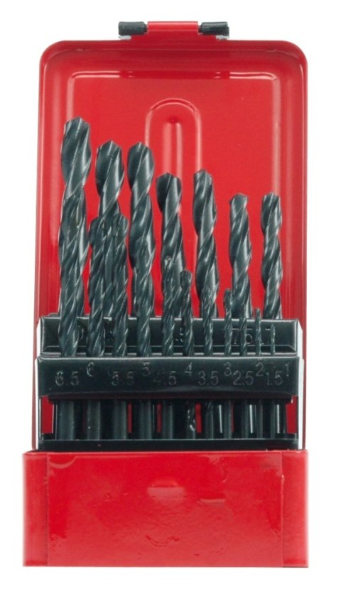 VOREL KOMPLET WIERTEŁ DO METALU 1-10MM 19SZT. VOREL KOMPLET WIERTEŁ DO METALU 1-10MM 19SZT.