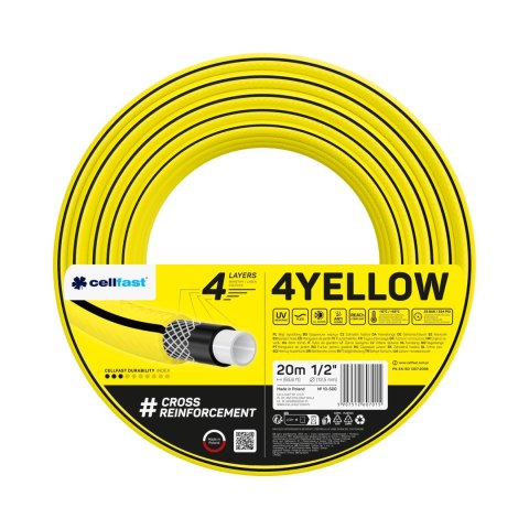 CELL-FAST WĄŻ OGRODOWY 4 YELLOW 1/2'' 20MB CELL-FAST WĄŻ OGRODOWY 4 YELLOW 1/2'' 20MB