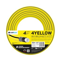 CELL-FAST WĄŻ OGRODOWY 4 YELLOW 1/2'' 30MB
