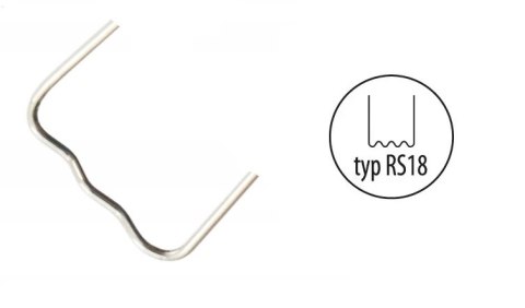 DEDRA ZSZYWKI 0.8MM RS18 DO PLASTIKU 100 SZT.