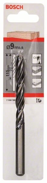 BOSCH WIERTŁO SPIRALNE DO DREWNA 9*80/120MM BOSCH WIERTŁO SPIRALNE DO DREWNA 9*80/120MM