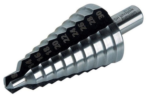 WOLFCRAFT WIERTŁO STOPNIOWE HSS 8-30MM TRZPIEŃ 10MM WOLFCRAFT WIERTŁO STOPNIOWE HSS 8-30MM TRZPIEŃ 10MM