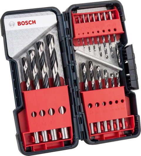 BOSCH ZESTAW WIERTEŁ 18 SZT. POINTTEQ DO METALU 1-10MM BOSCH ZESTAW WIERTEŁ 18 SZT. POINTTEQ DO METALU 1-10MM