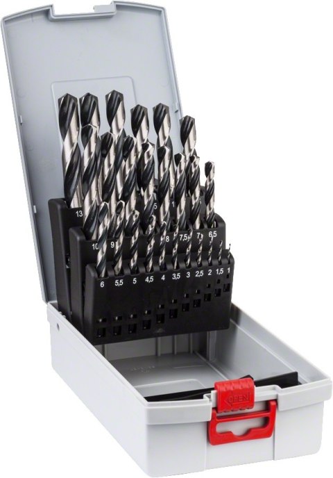 BOSCH ZESTAW WIERTEŁ 25 SZT. POINTTEQ DO METALU 1-13MM BOSCH ZESTAW WIERTEŁ 25 SZT. POINTTEQ DO METALU 1-13MM