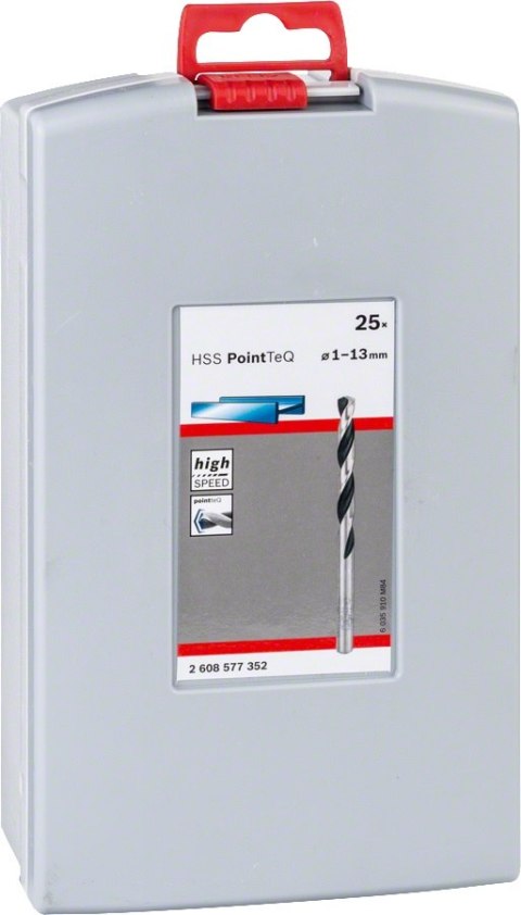 BOSCH ZESTAW WIERTEŁ 25 SZT. POINTTEQ DO METALU 1-13MM BOSCH ZESTAW WIERTEŁ 25 SZT. POINTTEQ DO METALU 1-13MM