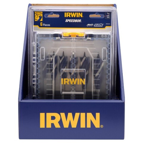 IRWIN ZESTAW WIERTEŁ DO DREWNA BLUE GROOVE 4X 6 EL. IRWIN ZESTAW WIERTEŁ DO DREWNA BLUE GROOVE 4X 6 EL.