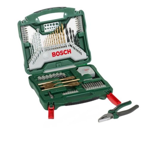 BOSCH ZESTAW WIERTEŁ X-LINE 70SZT+SZCZYPCE BOSCH ZESTAW WIERTEŁ X-LINE 70SZT+SZCZYPCE
