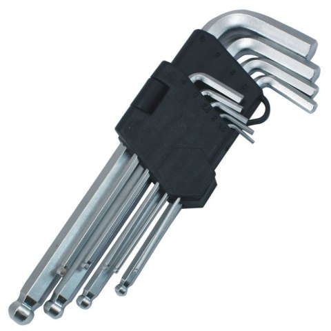 BEAST KLUCZE IMBUSOWE Z KULKĄ 1.5-10 mm CV 9 sztuk BEAST KLUCZE IMBUSOWE Z KULKĄ 1.5-10 mm CV 9 sztuk