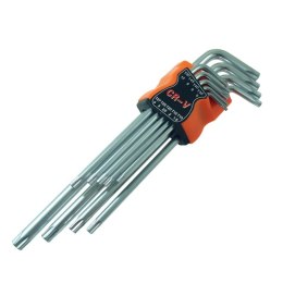 BEAST KLUCZE TORX Chrom-Vanadium zestaw 9szt.
