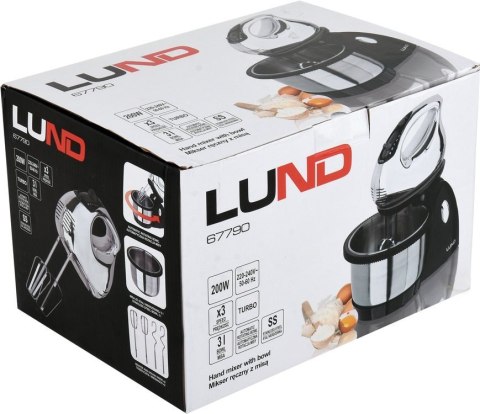 LUND MIKSER RĘCZNY 200-250W MISA, STAL NIERDZEWNA LUND MIKSER RĘCZNY 200-250W MISA, STAL NIERDZEWNA