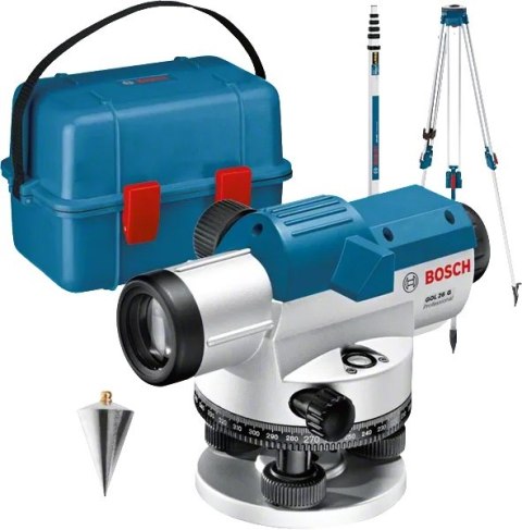 BOSCH NIWELATOR OPTYCZNY GOL 26 G + BT160 +GR500 BOSCH NIWELATOR OPTYCZNY GOL 26 G + BT160 +GR500