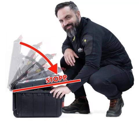 WIHA WALIZKA NARZĘDZIOWA DLA ELEKTRYKÓW XL 2 TROLLEY 60CZ. WIHA WALIZKA NARZĘDZIOWA DLA ELEKTRYKÓW XL 2 TROLLEY 60CZ.