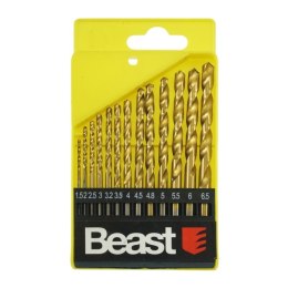 BEAST WIERTŁA DO METALU 1.5-6.5mm HSS 13szt BIAŁE