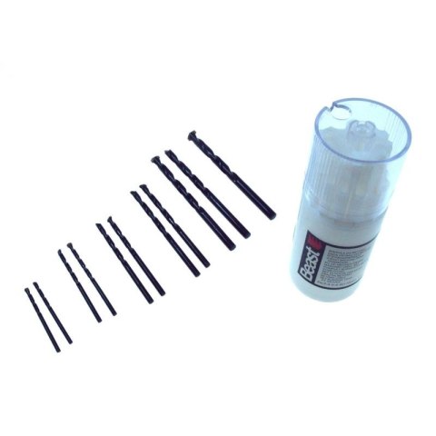 BEAST Wiertła do betonu 3 - 10 mm, 11 sztuk, PRECYZYJNE BEAST Wiertła do betonu 3 - 10 mm, 11 sztuk, PRECYZYJNE