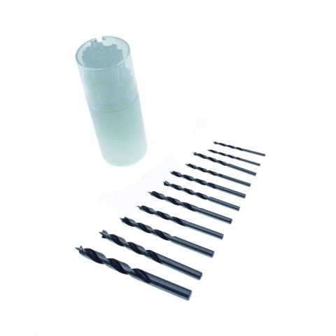 BEAST Wiertła do drewna, Komplet 3-10 mm, 11 sztuk BEAST Wiertła do drewna, Komplet 3-10 mm, 11 sztuk