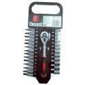 BEAST ZESTAW KLUCZY NASADOWYCH 4-13mm 1/4'' CV 27 EL