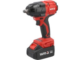 YATO KLUCZ UDAROWY BEZSZCZOTKOWY 18V 1/2'' 800NM 2*4AH