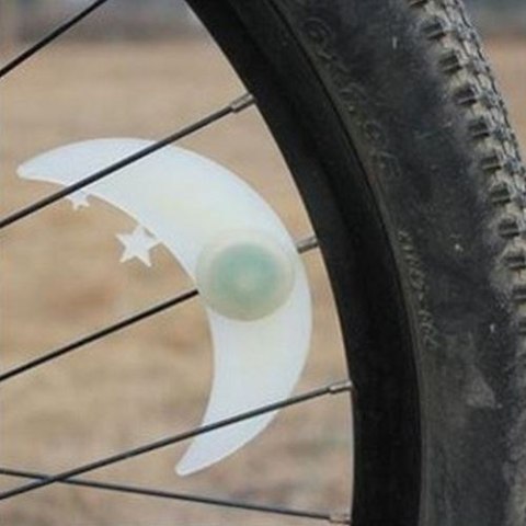 BEAST LAMPKA LED NAKŁADKA NA SZPRYCHY DO ROWERU - księżyc BEAST LAMPKA LED NAKŁADKA NA SZPRYCHY DO ROWERU - księżyc