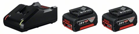 BOSCH ZESTAW STARTOWY 18V 2*4,0AH + ŁADOWARKA BOSCH ZESTAW STARTOWY 18V 2*4,0AH + ŁADOWARKA