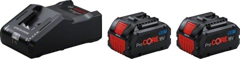 BOSCH ZESTAW STARTOWY PROCORE 18V 2*8.0AH + ŁADOWARKA BOSCH ZESTAW STARTOWY PROCORE 18V 2*8.0AH + ŁADOWARKA