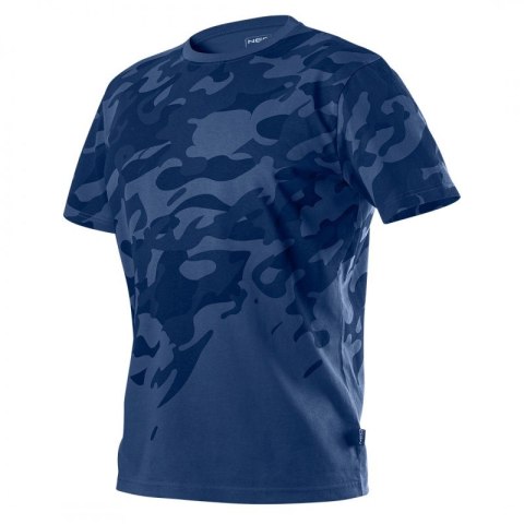 NEO T-SHIRT ROBOCZY CAMO NAVY, ROZMIAR XL
