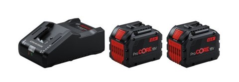 BOSCH ZESTAW STARTOWY PROCORE 18V 2*12.0AH + ŁADOWARKA BOSCH ZESTAW STARTOWY PROCORE 18V 2*12.0AH + ŁADOWARKA