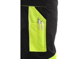 CXS SPODNIE CXS DO PASA SIRIUS BRIGHTON CZARNO-ŻÓŁTE ROZM.48