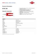 KNIPEX NOŻYCZKI UNIWERSALNE 140MM