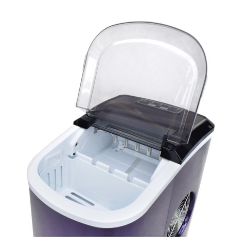 MULANO Kostkarka do lodu fioletowa 10-12 kg/dzie艅 kompaktowa i przeno艣na MULANO Kostkarka do lodu fioletowa 10-12 kg/dzie艅 kompaktowa i przeno艣na
